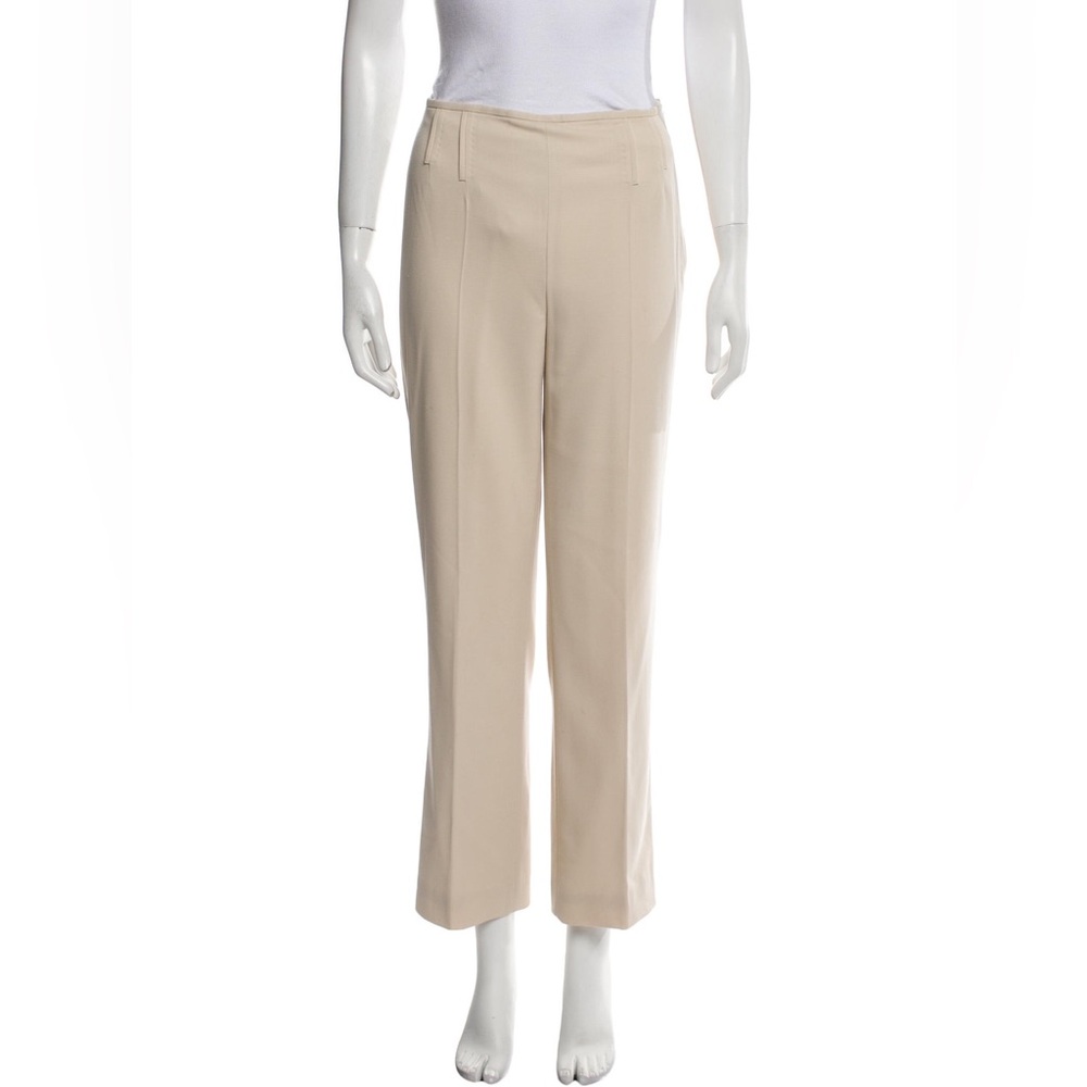 Escada Wool Straight Leg Pants